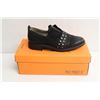 Image 1 : MIZ MOOZ NYC SZ 9 BLACK THEO LEATHER LOAFER