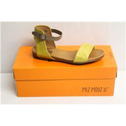 MIZ MOOZ NYC SZ 6 YELLOW ALANIS SANDALS