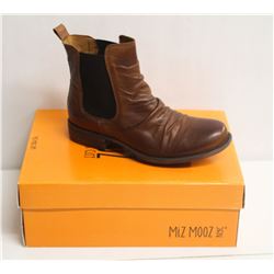 MIZ MOOZ NYC SZ 7 BRANDY LISSIE LEATHER BOOTS