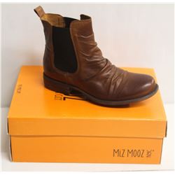 MIZ MOOZ NYC SZ 7.5 BRANDY LISSIE LEATHER BOOTS
