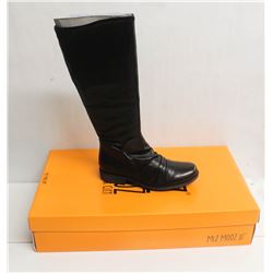 MIZ MOOZ NYC SZ 7 BLACK LISBON LEATHER BOOTS
