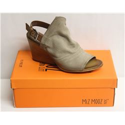 MIZ MOOZ NYC SZ 9.5 PEBBLE KONA LEATHER