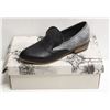 Image 1 : SZ 5 ELLEN RUBEN BLACK GREY LEATHER LOAFERS