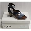 Image 1 : MJUS SZ 8.5 AIR BLU OPEN TOE HEELED SANDAL