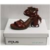 Image 1 : MJUS SZ 7.5 CANNELLA OPEN TOE HEELED SANDAL
