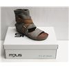 Image 1 : MJUS SZ 9 MEDUSA BISCOTTO OPEN TOE WEDGE BOOTIE