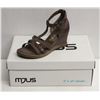 Image 1 : MJUS SZ 9.5 MALVA OPEN TOE WEDGE SANDALS