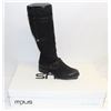 Image 1 : MJUS SZ 9.5 NERO KNEE HIGH HEELED BOOT