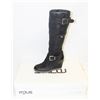 Image 1 : MJUS SZ 7.5 NERO WEDGE BOOTS