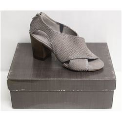 FELMINI SZ 6.5 WAX + INTAGLIO CINZA MID HEEL OPEN