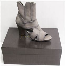 FELMINI SZ 8.5 QUENIA ASFALTO MID HEEL OPEN TOE