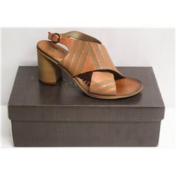 FELMINI SZ 9 CLOUD RUBRO MID HEEL SANDALS