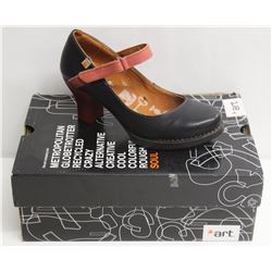 ART SZ 6 GAUCHO BLACK HARLEM HIGH HEEL