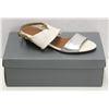 Image 1 : YUKO IMANISHI SZ 9 WHITE SLIVER SANDALS