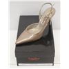Image 1 : LAURA FERRI SZ 6.5 TAUPE SLINGBACK STILETTO