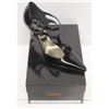 Image 1 : LAURA FERRI SZ 7 BLACK SLINGBACK STILETTO