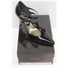 Image 1 : LAURA FERRI SZ 8 BLACK SLINGBACK STILETTO