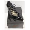 Image 1 : LAURA FERRI SZ 8.5 BLACK SLINGBACK STILETTO