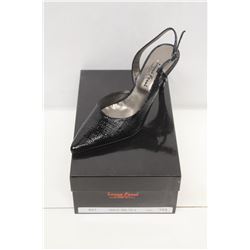 LAURA FERRI SZ 6 BLACK SLINGBACK STILETTO