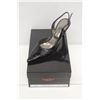 Image 1 : LAURA FERRI SZ 6.5 BLACK SLINGBACK STILETTO