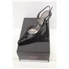 Image 1 : LAURA FERRI SZ 8.5 BLACK SLINGBACK STILETTO