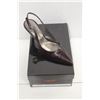 Image 1 : LAURA FERRI SZ 6.5 BROWN SLINGBACK STILETTO