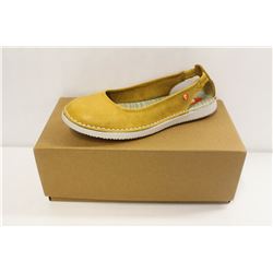 SOFTINOS SZ 6.5 WASHED LIGHT YELLOW FLATS