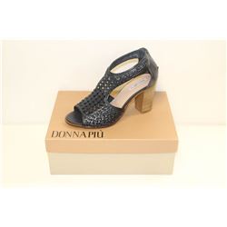 DONNA PIU SZ 9 BLUE REBECCA MID HEEL SANDALS