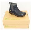 Image 1 : EL NATURALISTA SZ 7.5 SOFT GRAIN OCEAN ANKLE BOOTS
