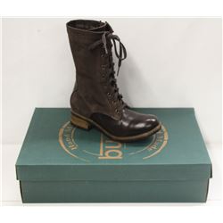 BUENO SZ 8.5 DARK BROWN CASEY COMBO BOOTS
