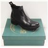 Image 1 : BUENO SZ 9.5 BLACK NUBUCK FLORIDA ANKLE BOOTS