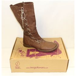 SERGIO TOMANI SZ 9 MARRON BOOTS