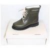 Image 1 : ILSA JACOBSEN SZ 6 ARMY GREEN RUBBER ANKLE BOOTS