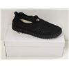 Image 1 : ILSA JACOBSEN SZ 6 BLACK TULIP LOAFERS