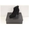 Image 1 : ATELIERS SZ 8.5 VIVECE KID SUEDE BLACK MID HEEL