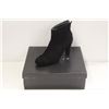 Image 1 : ATELIERS SZ 9.5 VIVECE KID SUEDE BLACK MID HEEL