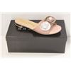 Image 1 : ATELIERS SZ 6.5 ROSE LEATHER SILAS SANDAL / FLATS