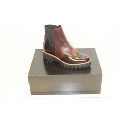 ATELIERS SZ 8.5  BORDO' SPLENDOR BARNEY LEATHER