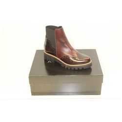 ATELIERS SZ 8.5  BORDO' SPLENDOR BARNEY LEATHER