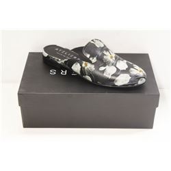 ATELIERS SZ 8.5 WHITE FLORAL FLATS