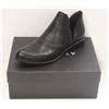 Image 1 : ATELIERS SZ 9.5 BLACK ZALE LEATHER BOOTIES