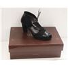 Image 1 : NEOSENS SZ 6.5 DARK EBONY RESTORED SKIN PUMPS