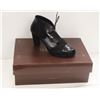 Image 1 : NEOSENS SZ 8.5 DARK EBONY RESTORED SKIN PUMPS