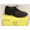 Image 1 : FLY LONDON SZ 10.5 BLACK MELO SEBTA SHOES