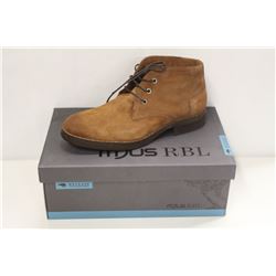 MJUS RBL SZ 8.5 TAN MID RISE LEATHER SHOES