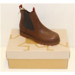 CAMPER FOR KIDS SZ 11.5 COLA LEATHER HI-TOP BOOTS