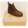 Image 1 : CAMPER FOR KIDS SZ 2 COLA LEATHER HI-TOP BOOTS