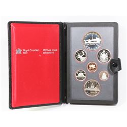 PROOF SILVER DOUBLE DOLLAR SET 1984 CANOE DOLLAR