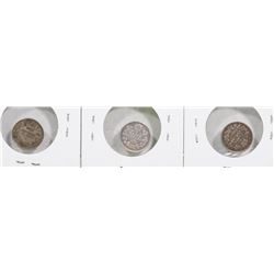 LOT OF 3 CANADA 5 CENT COINS