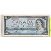 1954 CANADIAN $5 BILL
